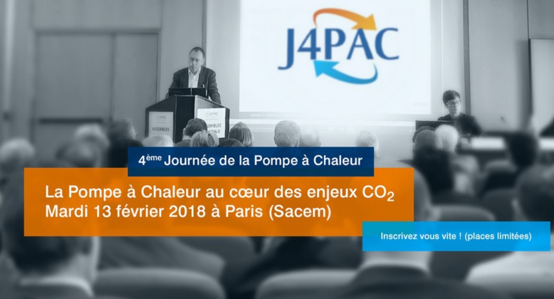 Inscriptions closes pour la Journée de la Pompe à Chaleur J4PAC : « La Pompe à Chaleur au cœur des enjeux CO2»