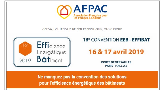L'AFPAC vous invite à la 16e Convention EEB-EFFIBAT