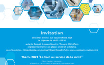 L'AFPAC vous invite à la cérémonie des Voeux du Froid 2021 le 21 janvier 2021 de 10h à 12h30 sur le thème « Le froid au service de la santé »